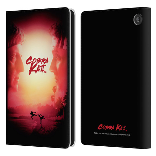 Cobra Kai Graphics 2 Season 2 Poster Leather Book Wallet Case Cover For Amazon Fire 7 2022