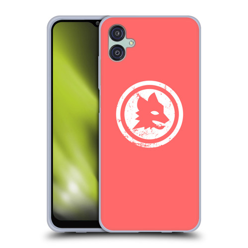 AS Roma Crest Graphics Pink Distressed Soft Gel Case for Samsung Galaxy M04 5G / A04e