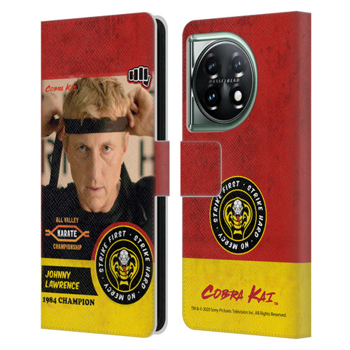 Cobra Kai Graphics 2 Johnny Lawrence Karate Leather Book Wallet Case Cover For OnePlus 11 5G