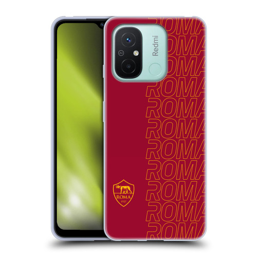 AS Roma Crest Graphics Echo Soft Gel Case for Xiaomi Redmi 12C