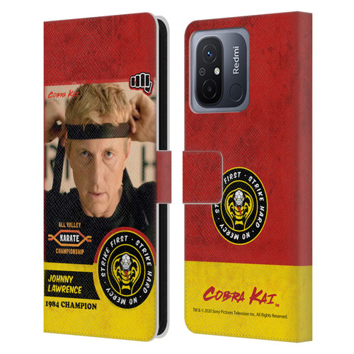 Cobra Kai Graphics 2 Johnny Lawrence Karate Leather Book Wallet Case Cover For Xiaomi Redmi 12C