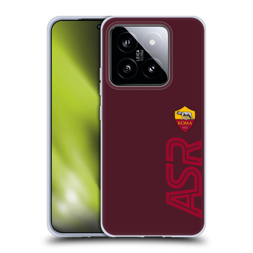 AS Roma Crest Graphics Oversized Soft Gel Case for Xiaomi 14