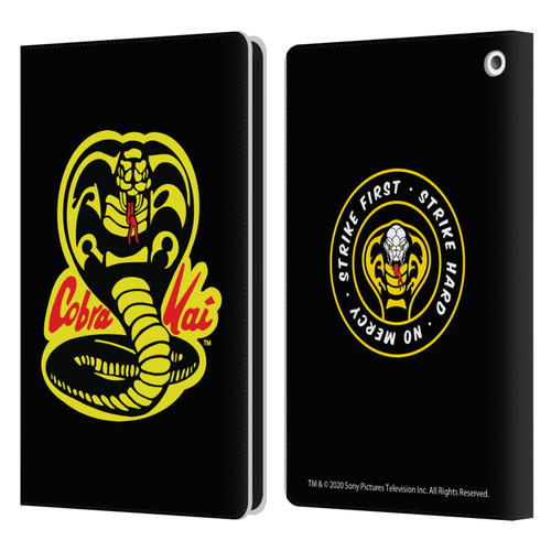 Cobra Kai Graphics Logo Leather Book Wallet Case Cover For Amazon Fire HD 8/Fire HD 8 Plus 2020