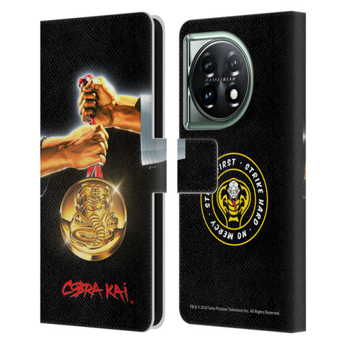 Cobra Kai Graphics Gold Medal Leather Book Wallet Case Cover For OnePlus 11 5G