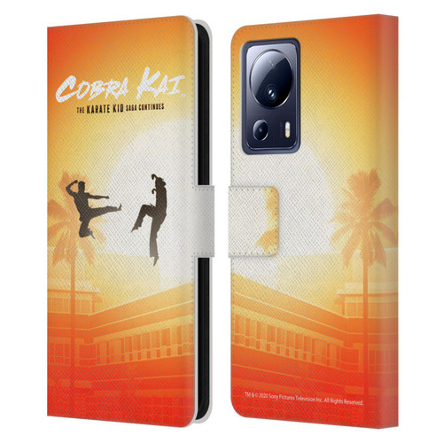 Cobra Kai Graphics Karate Kid Saga Leather Book Wallet Case Cover For Xiaomi 13 Lite 5G