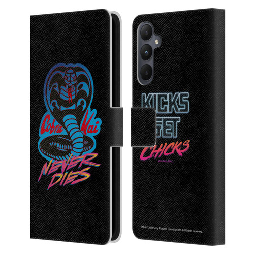 Cobra Kai Key Art Never Dies Logo Leather Book Wallet Case Cover For Samsung Galaxy A05s