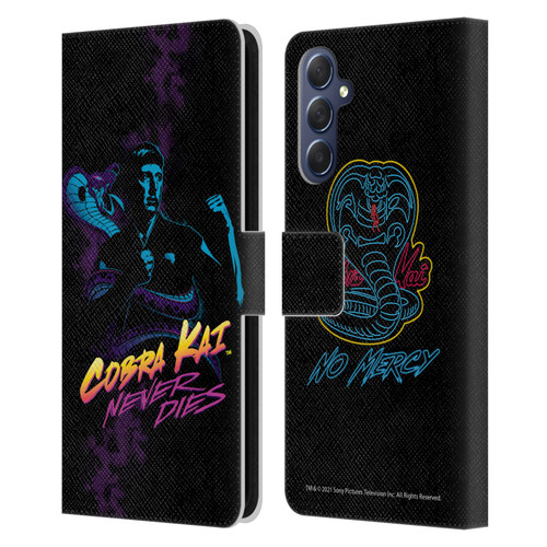 Cobra Kai Key Art Johnny Lawrence Never Dies Leather Book Wallet Case Cover For Samsung Galaxy M54 5G