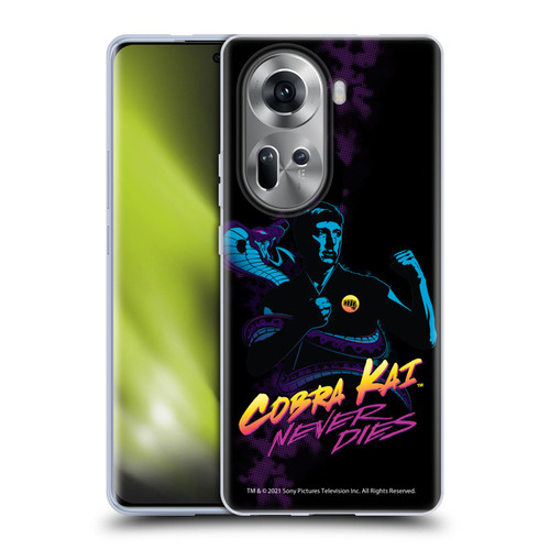 Cobra Kai Key Art Johnny Lawrence Never Dies Soft Gel Case for OPPO Reno11