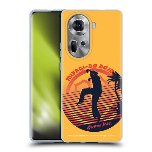Cobra Kai Key Art Miyagi Do Logo Soft Gel Case for OPPO Reno11