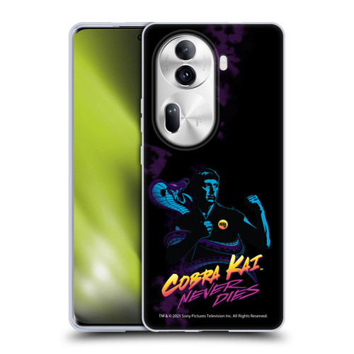 Cobra Kai Key Art Johnny Lawrence Never Dies Soft Gel Case for OPPO Reno11 Pro