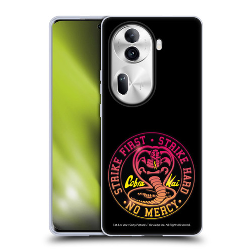 Cobra Kai Key Art Strike Hard Logo Soft Gel Case for OPPO Reno11 Pro
