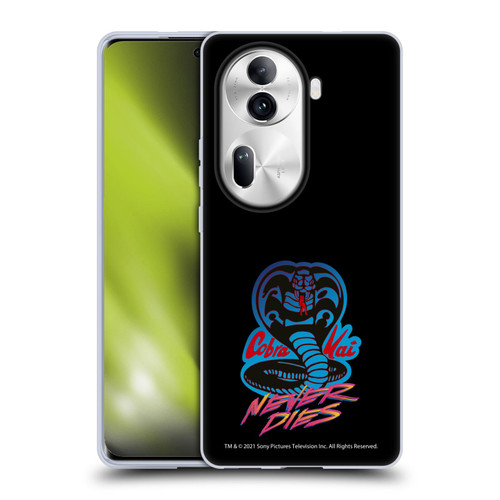 Cobra Kai Key Art Never Dies Logo Soft Gel Case for OPPO Reno11 Pro