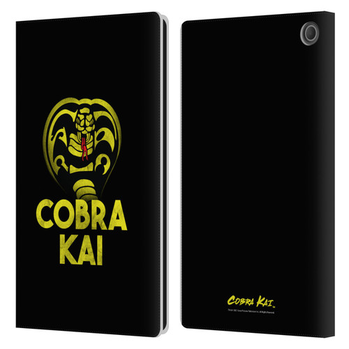 Cobra Kai Season 4 Key Art Team Cobra Kai Leather Book Wallet Case Cover For Amazon Fire Max 11 2023