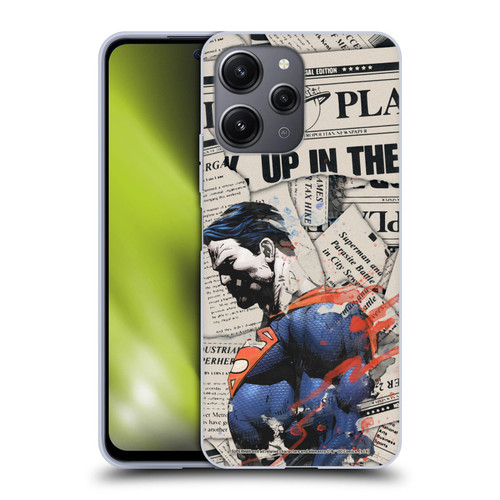 Superman DC Comics 80th Anniversary Newspaper Soft Gel Case for Xiaomi Redmi 12