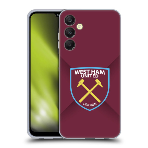 West Ham United FC Crest Gradient Soft Gel Case for Samsung Galaxy A25 5G