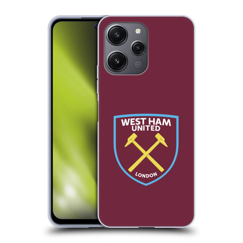 West Ham United FC Crest Full Colour Soft Gel Case for Xiaomi Redmi 12