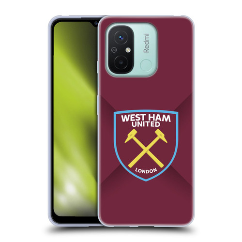 West Ham United FC Crest Gradient Soft Gel Case for Xiaomi Redmi 12C