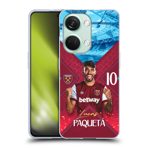 West Ham United FC 2023/24 First Team Lucas Paquetá Soft Gel Case for OnePlus Nord 3 5G