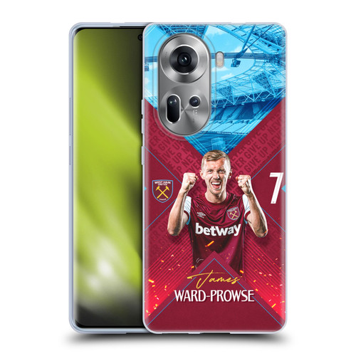 West Ham United FC 2023/24 First Team James Ward-Prowse Soft Gel Case for OPPO Reno11