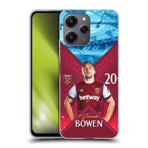 West Ham United FC 2023/24 First Team Jarrod Bowen Soft Gel Case for Xiaomi Redmi 12