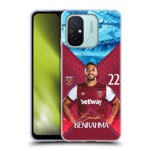 West Ham United FC 2023/24 First Team Saïd Benrahma Soft Gel Case for Xiaomi Redmi 12C