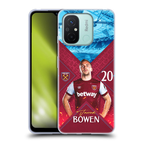 West Ham United FC 2023/24 First Team Jarrod Bowen Soft Gel Case for Xiaomi Redmi 12C