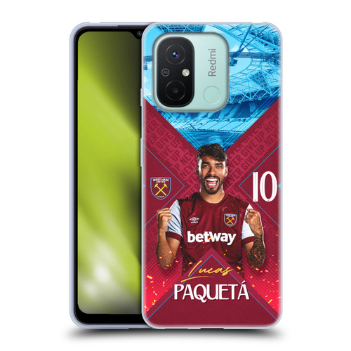 West Ham United FC 2023/24 First Team Lucas Paquetá Soft Gel Case for Xiaomi Redmi 12C