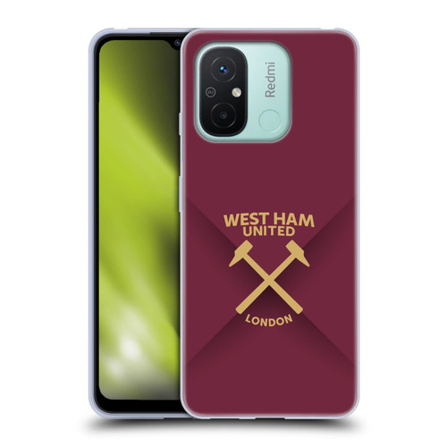 West Ham United FC Hammer Marque Kit Gradient Soft Gel Case for Xiaomi Redmi 12C