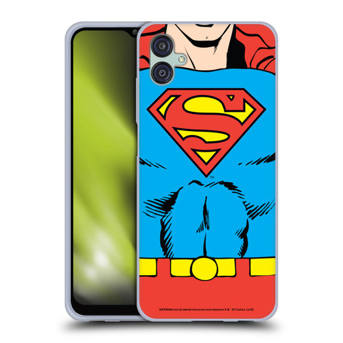 Superman DC Comics Logos Classic Costume Soft Gel Case for Samsung Galaxy M04 5G / A04e
