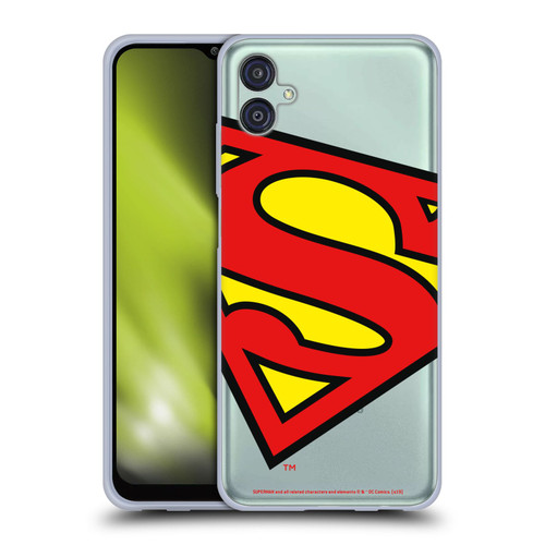 Superman DC Comics Logos Oversized Soft Gel Case for Samsung Galaxy M04 5G / A04e