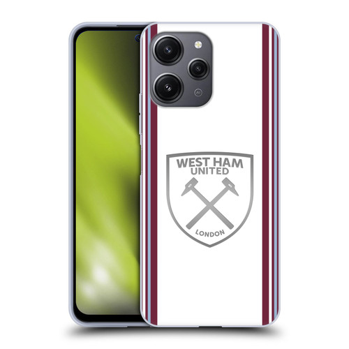 West Ham United FC 2023/24 Crest Kit Away Soft Gel Case for Xiaomi Redmi 12