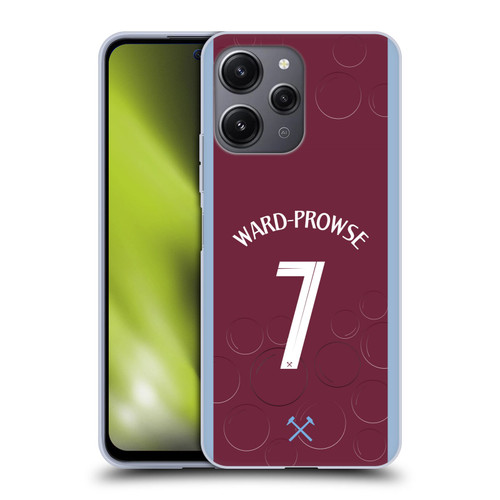 West Ham United FC 2023/24 Players Home Kit James Ward-Prowse Soft Gel Case for Xiaomi Redmi 12