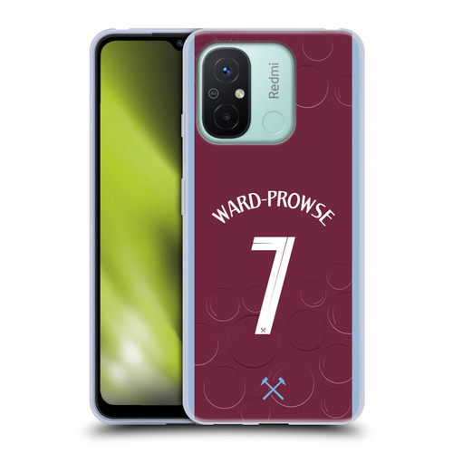 West Ham United FC 2023/24 Players Home Kit James Ward-Prowse Soft Gel Case for Xiaomi Redmi 12C