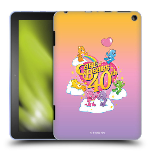 Care Bears 40th Anniversary Celebrate Soft Gel Case for Amazon Fire HD 8/Fire HD 8 Plus 2020