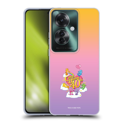 Care Bears 40th Anniversary Celebrate Soft Gel Case for OPPO Reno11 F 5G / F25 Pro 5G