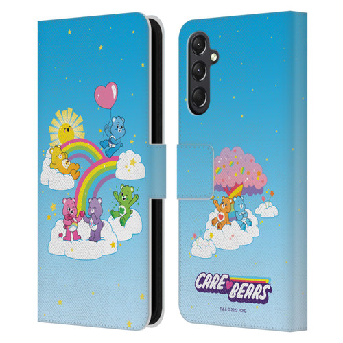 Care Bears 40th Anniversary Iconic Leather Book Wallet Case Cover For Samsung Galaxy A24 4G / M34 5G