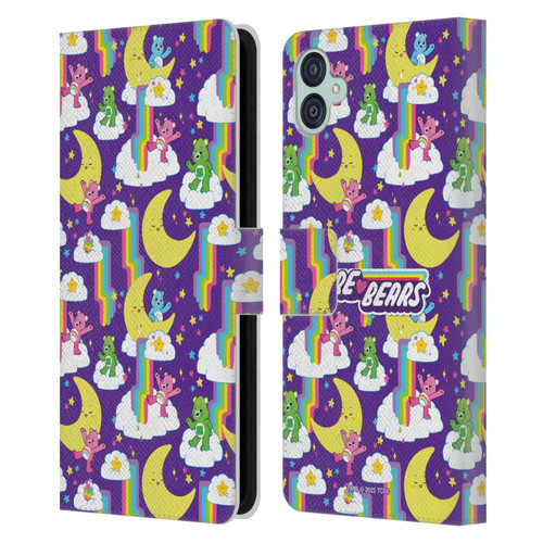 Care Bears 40th Anniversary Rainbow Falls Leather Book Wallet Case Cover For Samsung Galaxy M04 5G / A04e