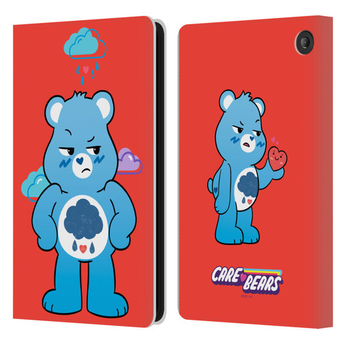 Care Bears Characters Grumpy Leather Book Wallet Case Cover For Amazon Fire 7 2022