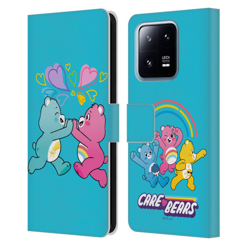 Care Bears Characters Funshine, Cheer And Grumpy Group 2 Leather Book Wallet Case Cover For Xiaomi 13 Pro 5G