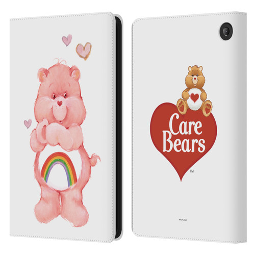 Care Bears Classic Cheer Leather Book Wallet Case Cover For Amazon Fire 7 2022