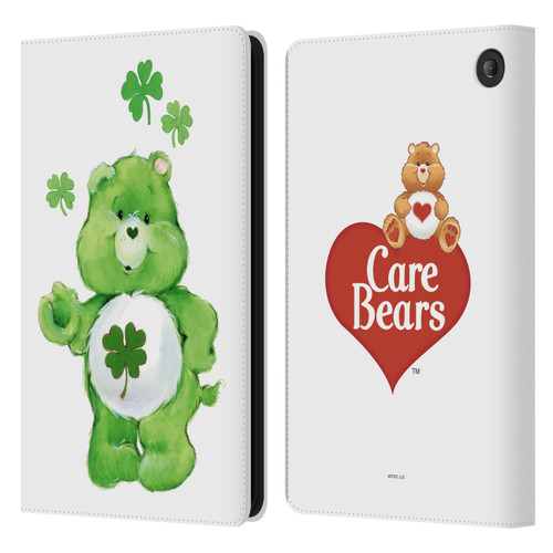 Care Bears Classic Good Luck Leather Book Wallet Case Cover For Amazon Fire 7 2022