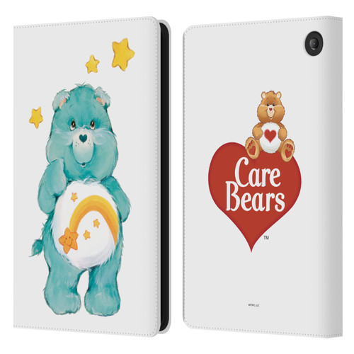 Care Bears Classic Wish Leather Book Wallet Case Cover For Amazon Fire 7 2022