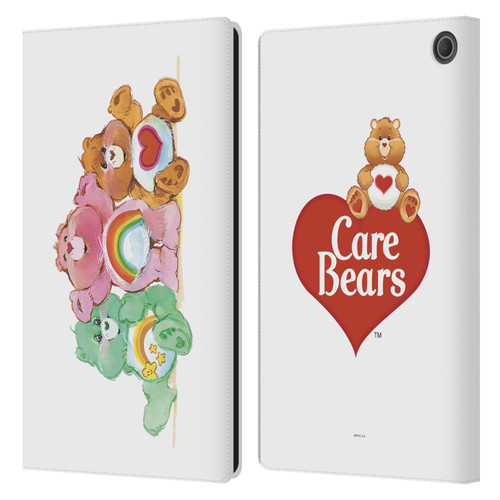 Care Bears Classic Group Leather Book Wallet Case Cover For Amazon Fire Max 11 2023