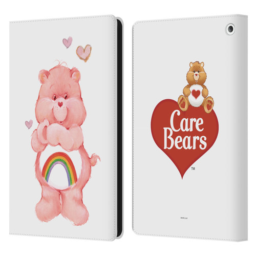 Care Bears Classic Cheer Leather Book Wallet Case Cover For Amazon Fire HD 8/Fire HD 8 Plus 2020