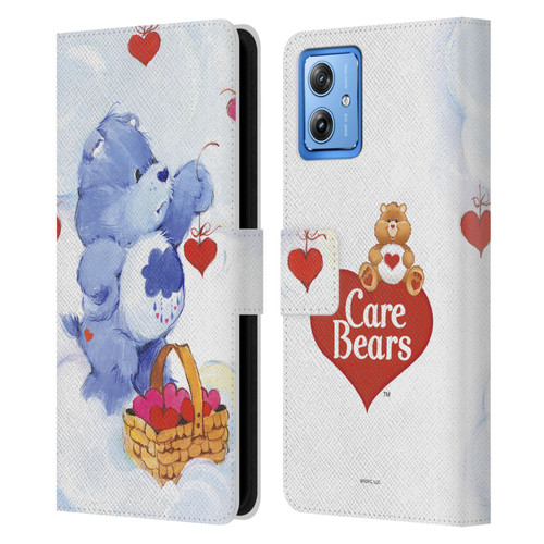 Care Bears Classic Grumpy Leather Book Wallet Case Cover For Motorola Moto G54 5G