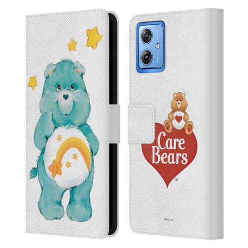 Care Bears Classic Wish Leather Book Wallet Case Cover For Motorola Moto G54 5G