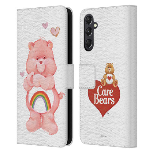 Care Bears Classic Cheer Leather Book Wallet Case Cover For Samsung Galaxy A24 4G / M34 5G