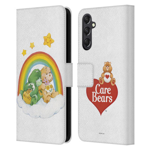 Care Bears Classic Rainbow 2 Leather Book Wallet Case Cover For Samsung Galaxy A24 4G / M34 5G