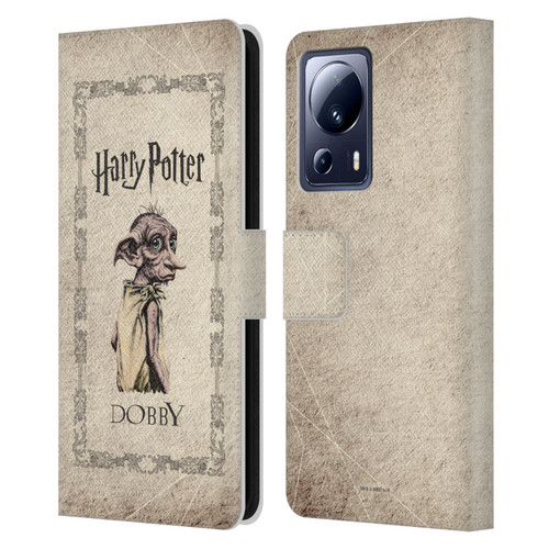 Harry Potter Chamber Of Secrets II Dobby House Elf Creature Leather Book Wallet Case Cover For Xiaomi 13 Lite 5G
