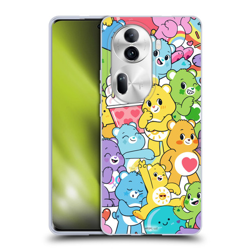 Care Bears Sweet And Savory Character Pattern Soft Gel Case for OPPO Reno11 Pro